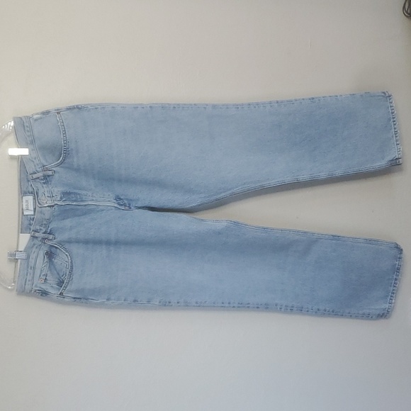 Agolde Lana Mid Rise Straight In Fiction Size 34 NWT